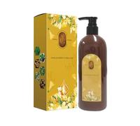 Tinte vegetal nutritivo, champú natural y duradero para cubrir canas, tinte floral de un solo agente, tinte con fragancia floral vegetal, suaviza y da brillo (Marron oscuro)