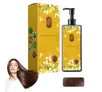 Tinte vegetal nutritivo, tinte floral de larga duración, cobertura uniforme y natural de las canas, fórmula vegetal para hombres y mujeres