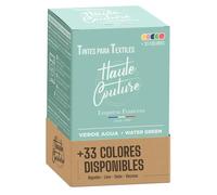 Tinte Verde Agua Haute Couture - Algodón Lino Seda Viscosa 350g