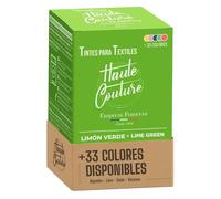 Tinte Verde Limon Haute Couture - Algodón Lino Seda Viscosa 350g