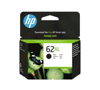 HP Cartucho de tinta original 62XL de alta capacidad negro