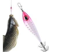Tintenfisch-Jig | Bunte LED-Beleuchtung Für Künstliche Köder | Leuchtende Tintenfisch-Jig-Haken | Für Tintenfische, Kraken, Boote, Flüsse, Seen, Bäche, Teiche, Schiffe Und Outdoor-Angler