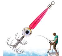 Tintenfisch Jig Haken - LED Angellicht, Salzwasser Köder, Wasserdichter Tintenfisch Jig Haken Mit Licht | Elektronischer Köderhaken Set Für Nachtangeln For Outdoor Fishing Travel