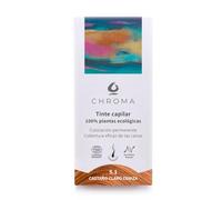 Tintes Chroma BIO Castaño Claro Ceniza 5.1 - 100g - Tinte Vegetal en Polvo sin Amoníaco - Reflejos Fríos - Cobertura de Canas - Vegano y Botánico - Cabello Fuerte, Suave y Brillante