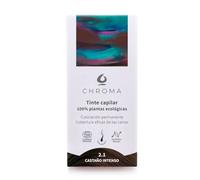 Tintes Chroma BIO Castaño Intenso 2.1 - 100g - Tinte Natural en Polvo sin Amoníaco - Reflejos Fríos y Elegantes - Cobertura de Canas - Vegano y Botánico - Cabello Fuerte y Brillante