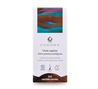 Tintes Chroma BIO Castaño Oscuro 3.0 - 100g - Tinte Natural en Polvo sin Amoníaco - Color Profundo y Brillante - Cobertura Total de Canas - Vegano y Botánico - Cabello Fuerte y Suave