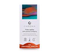 Tintes Chroma BIO Cobre Intenso Henna Pura 4.4 - 100g - Tinte Natural en Polvo sin Amoníaco - Color Cálido y Brillante - Cobertura de Canas - Vegano y Botánico - Cabello Fuerte y Radiante
