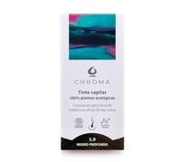 Tintes Chroma BIO Negro Profundo 1.0 - 100g - Tinte Natural en Polvo sin Amoníaco - Cobertura Total de Canas - Color Intenso y Uniforme - Vegano y Botánico - Cabello Fuerte y Brillante