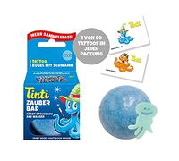 Tinti Bola de baño mágica azul - Bola de baño burbujeante con sorpresa, paquete de 1 unidad (1 x 40 g)