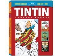 Tintin - 3 aventures - Vol. 4 : 7 boules de Cristal + Le Temple du soleil + L'Etoile mystérieuse [Francia] [Blu-ray]
