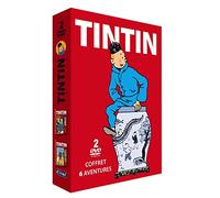Tintin - 6 aventures - Vol. 1 : Les Cigares de Pharaon + Le Lotus Bleu + Tintin en Amérique & Vol. 2 : L'ïle noire + L'oreille cassée + Le Sceptre d'Ottokar [Francia] [DVD]