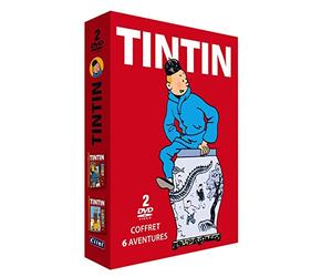 Tintin - 6 aventures - Vol. 1 : Les Cigares de Pharaon + Le Lotus Bleu + Tintin en Amérique & Vol. 2 : L'ïle noire + L'oreille cassée + Le Sceptre d'Ottokar [Francia] [DVD]