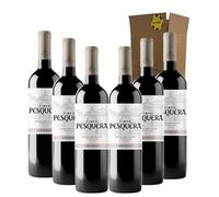 Tinto Pesquera Crianza - Ideal para Maridar con Carne y Comida Mediterránea - Pack 6 Botellas 75cl