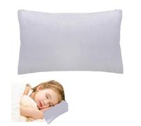 tintoke Almohada de Viaje,Mini Cojín,28 x 17 cm,Lavable a Máquina,MiniAlmohada para Viajes,Cojín Cervical Hinchable en Tamaño Pequeño para Mujer,Minialmohadas para Dormir, para Adultos,Viajes (Gris)