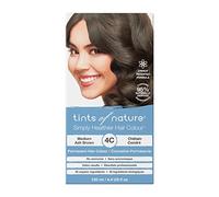 Tints of Nature 4C Medium Ash Brown Permanent Hair Dye, Vegan 130ml
