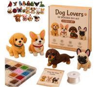Tiny 3D Beaded Animal DIY Kit,Cute Bird Animal Beading Craft Set with Colorful Beads and Instructions,Handmade Jewelry Art Craft Kit for,Adults Beginners Creative DIY Projects,Decoration Gift