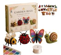 Tiny 3D Beaded Animal DIY Kit,Cute Bird Animal Beading Craft Set with Colorful Beads and Instructions,Handmade Jewelry Art Craft Kit for,Adults Beginners Creative DIY Projects,Decoration Gift
