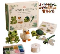 Tiny 3D Beaded Animal DIY Kit,Cute Bird Animal Beading Craft Set with Colorful Beads and Instructions,Handmade Jewelry Art Craft Kit for,Adults Beginners Creative DIY Projects,Decoration Gift