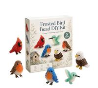 Tiny 3D Beaded Animal Kit, Handmade Bird & Animal Beading DIY Kit, Creative Bead Animals Making Kits for Beginners Adults Craft Lovers