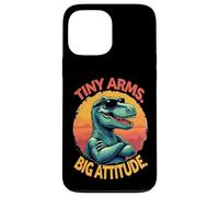Tiny Arms Big Attitude - Divertido Ambiente T Rex Carcasa para iPhone 13 Pro MAX