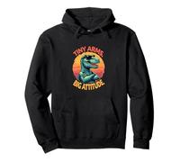 Tiny Arms Big Attitude - Divertido Ambiente T Rex Sudadera con Capucha