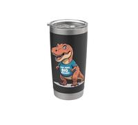 Tiny Arms Big Dreams T-Rex Divertido Motivacional Dinosaurio Amor Vaso térmico de acero inoxidable de doble pared