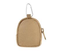 Tiny Backpack Keyring, 7x8x2.5cm, Purse Keyring Backpack, Coin Wallet, Portable Zipper Pouch, Compact Car Key Accessories, Great for Women and Men Everyday Use, Camouflage/Khaki