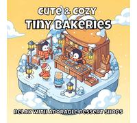 Tiny Bakeries Coloring Book: Cute & Cozy Coloring Book Featuring Adorable Dessert Shops, Kawaii Bakery Scenes and Relaxing Pages for Stress Relief (Tiny Worlds)