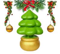 Tiny Christmas Tree Decorations - Miniature Resin Cute Figures Statue