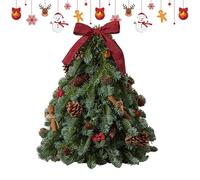 Tiny Christmas Tree, Realistic Artificial Greenery, Small Christmas Trees Dining Table Decor with PVC Material, Holiday Mini Tree with Foliage Design, Tabletop Trees, Festive Decor for Outdoor Outdoor