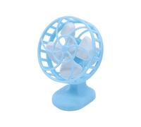 Tiny Cooling Prop - Realistic Desktop Display Model for Office | Static Ornament with Detailed Grill & Round Pedestal for Cafe, Kids, Boys and Girls Collectors Showcase Room