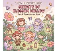 Tiny Cozy Fairies: Coloring Book for Kids Featuring Adorable Fairies, Magical Gardens, Mushroom Houses and Cozy Woodland Adventures