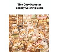 Tiny Cozy Hamster Bakery Coloring Book: Sweet Bakery Adventures with Adorable Hamsters and Cozy Village Charm