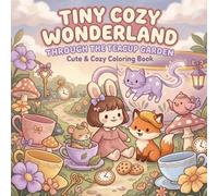 Tiny Cozy Wonderland: Cute Coloring Book for Adults and Teens Featuring Adorable Fantasy Characters and Easy Magical Scenes for Relaxation