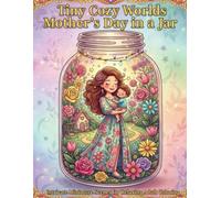 Tiny Cozy Worlds: Mother’s Day in a Jar: Intricate Miniature Scenes for Relaxing Adult Coloring
