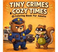 Tiny Crimes & Cozy Times: Cute and Funny Animal Mischief Coloring Book for Adults (Cozy Crime Coloring Series)