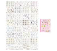 Tiny Decos - Libro de calcomanías recortadas que incluye calcomanías de comida animal PET para diversas aplicaciones de manualidades y fabricación de tarjetas