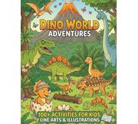 Tiny Dinos, Big Fun: Cute Dinosaurs Coloring Book for Kids Ages 2-8 | 100+ Fun Coloring, Tracing & Activity Pages