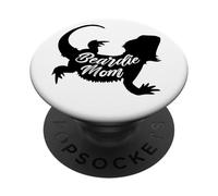 Tiny Dinosaur Beardie Mom Bearded Dragon Lover PopSockets PopGrip Adhesivo
