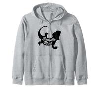 Tiny Dinosaur Beardie Mom Bearded Dragon Lover Sudadera con Capucha