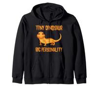 Tiny Dinosaur Big Personality Cute Bearded Dragon Sudadera con Capucha