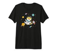 Tiny Dinosaur Kawaii Kids Boys Space Bearded Dragon Lover Camiseta Premium