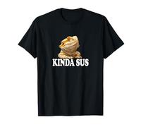 Tiny Dinosaur Slang Kinda Sus Bearded Dragon Lover Camiseta