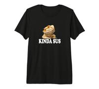 Tiny Dinosaur Slang Kinda Sus Bearded Dragon Lover Camiseta Premium