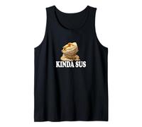 Tiny Dinosaur Slang Kinda Sus Bearded Dragon Lover Camiseta sin Mangas