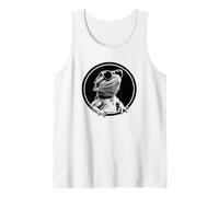 Tiny Dinosaur Sunglasses Logo Bearded Dragon Lover Camiseta sin Mangas
