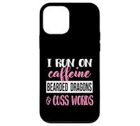 Tiny Dinosaur Womens Run On Caffiene Bearded Dragon Lover Carcasa para iPhone 12 mini