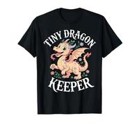 Tiny Dragon Keeper Cute Fantasy Animal Fans Dragon Lover Camiseta