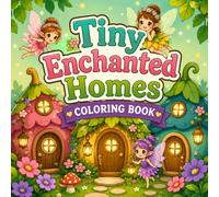 Tiny Enchanted Homes Coloring Book: Cute Fairy Houses, Magical Leaf Cottages, Cozy Rooms and Fantasy Coloring Pages for Kids