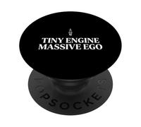 Tiny Engine Massive Ego Entusiasta de los Coches compactos PopSockets PopGrip Adhesivo